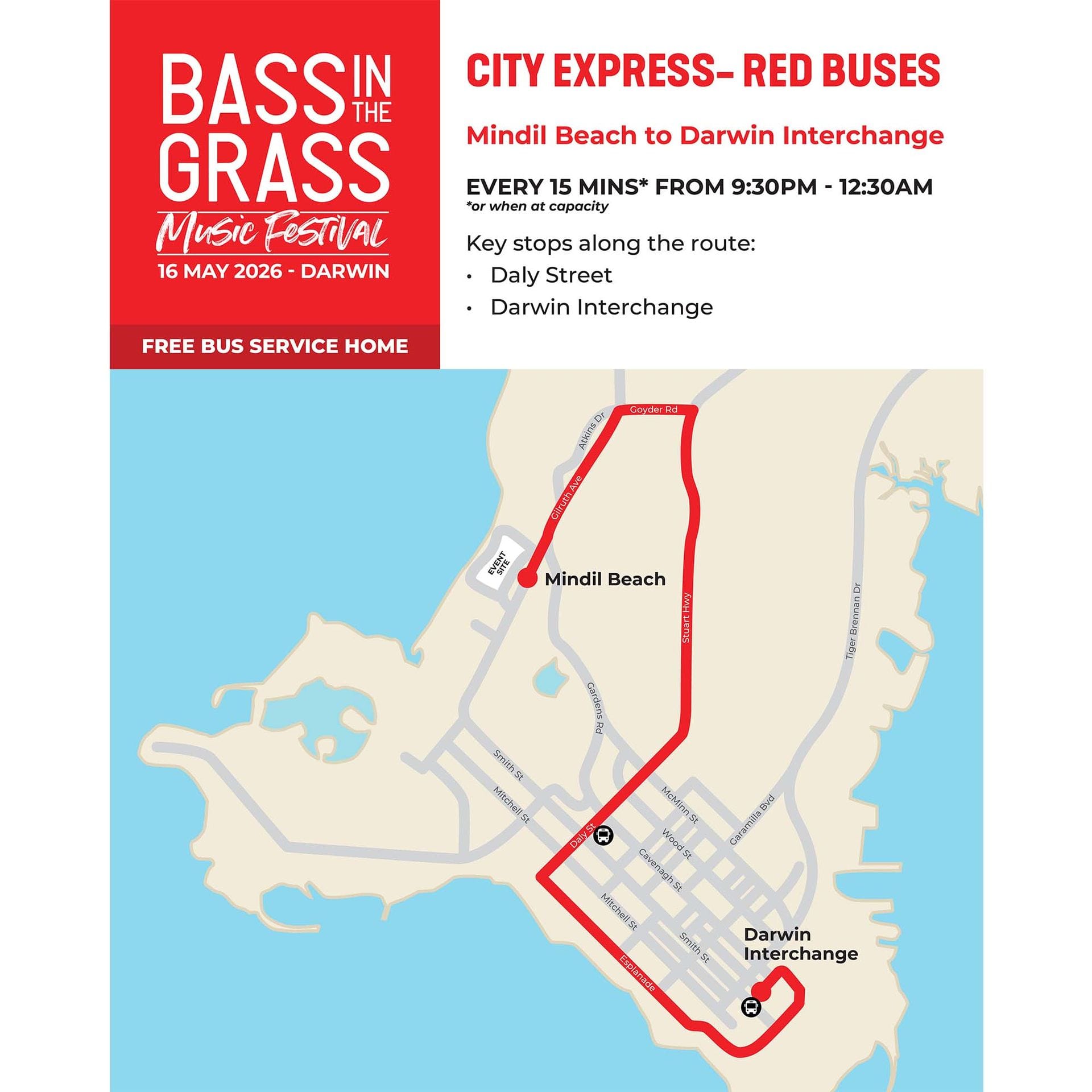 City Express Bus Route